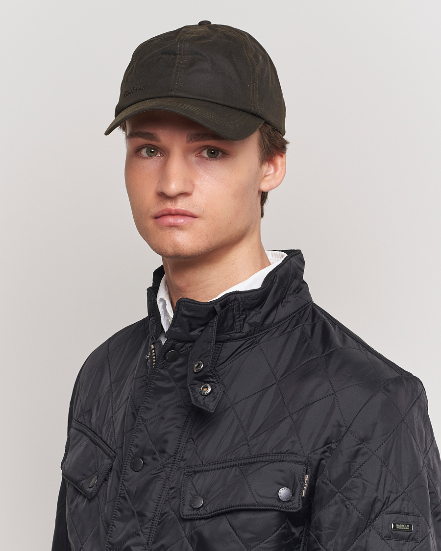 Herre | Hatter og capser | Barbour Lifestyle | Wax Sports Cap Olive