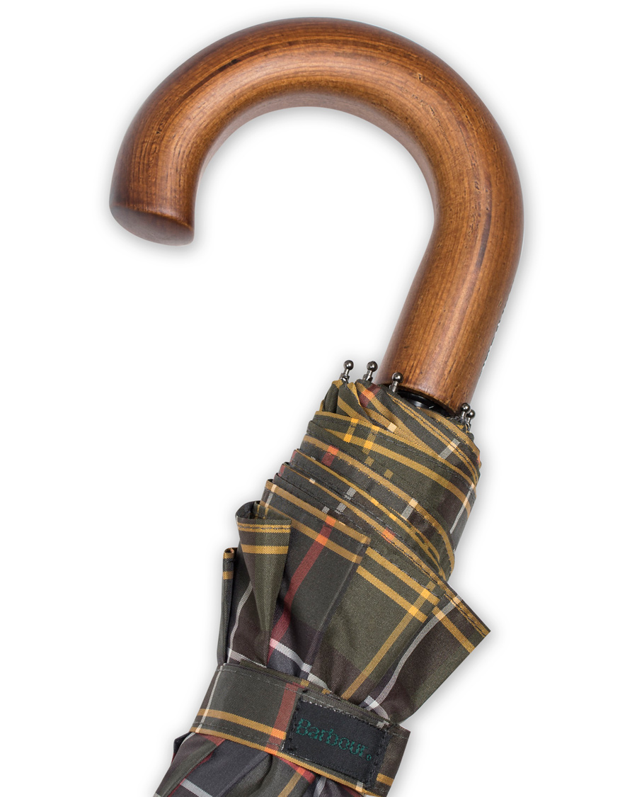 Herre | Barbour Lifestyle Classic Telescopic Umbrella Tartan | Barbour Lifestyle | Classic Telescopic Umbrella Tartan