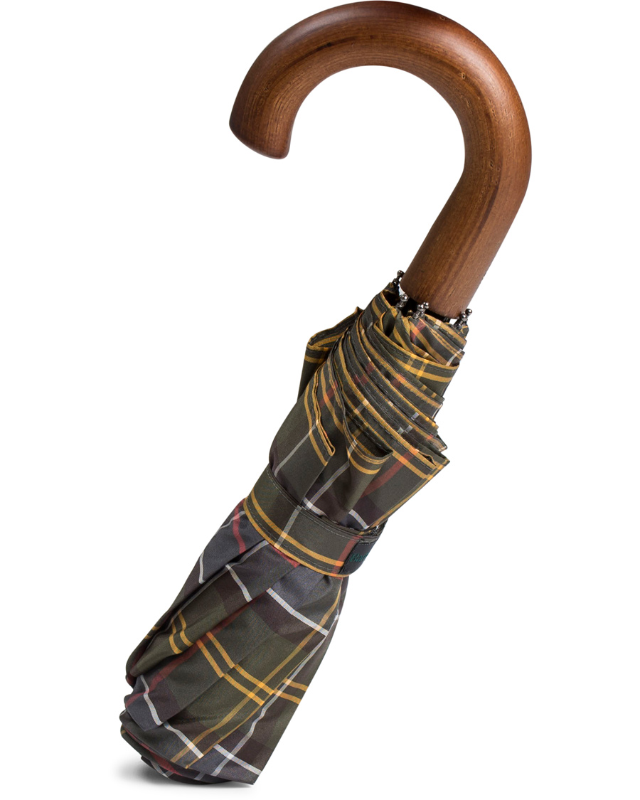 Herre | Barbour Lifestyle Classic Telescopic Umbrella Tartan | Barbour Lifestyle | Classic Telescopic Umbrella Tartan
