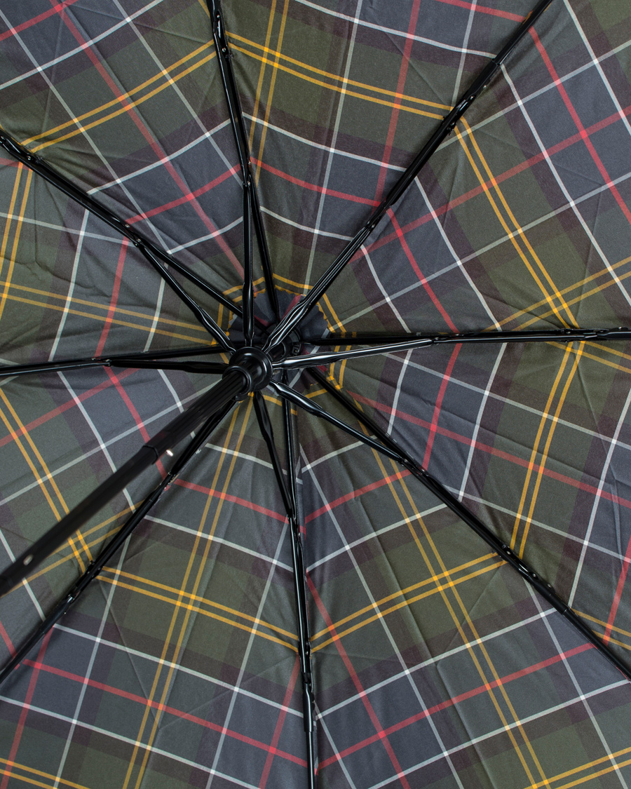 Herre | Barbour Lifestyle Classic Telescopic Umbrella Tartan | Barbour Lifestyle | Classic Telescopic Umbrella Tartan