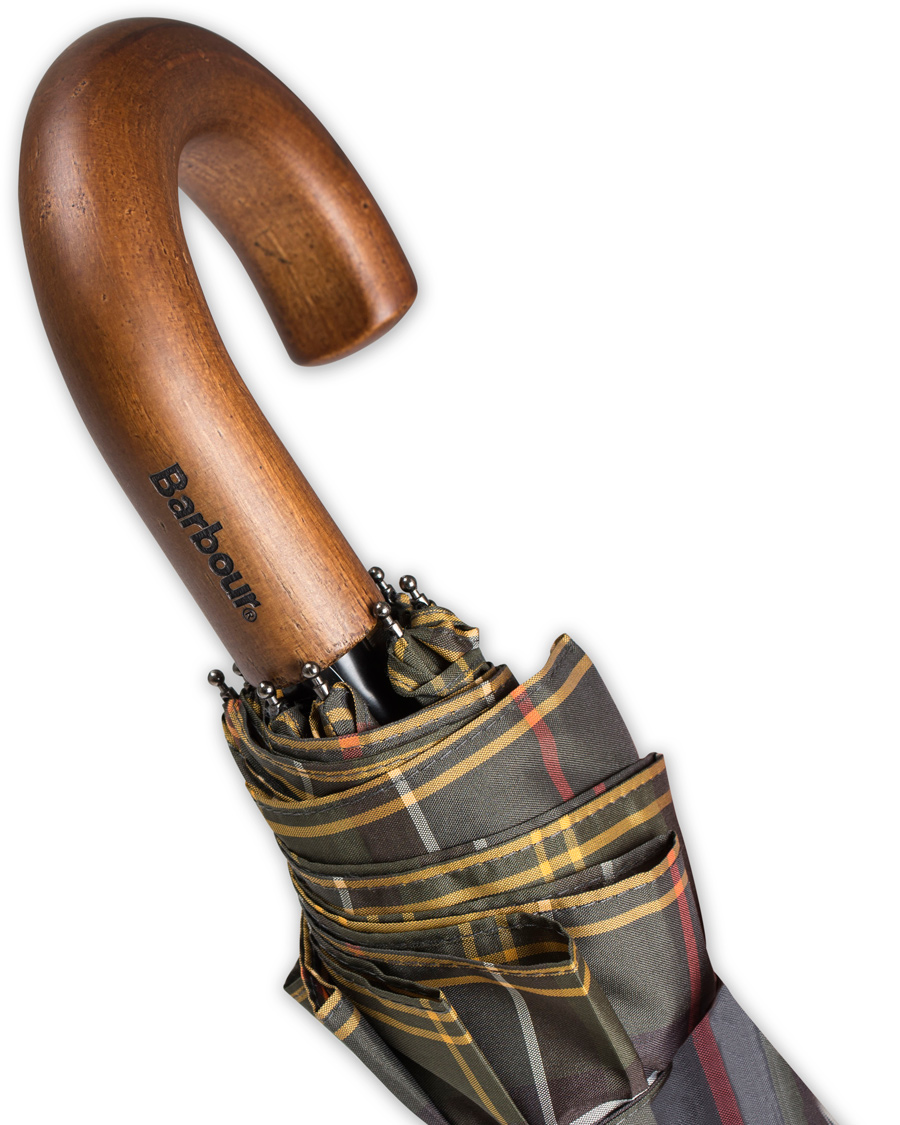 Herre | Barbour Lifestyle Classic Telescopic Umbrella Tartan | Barbour Lifestyle | Classic Telescopic Umbrella Tartan