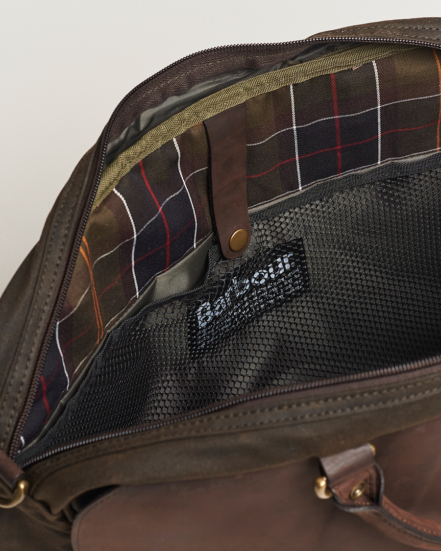 Herre | Vesker | Barbour Lifestyle | Wax Leather Briefcase Olive