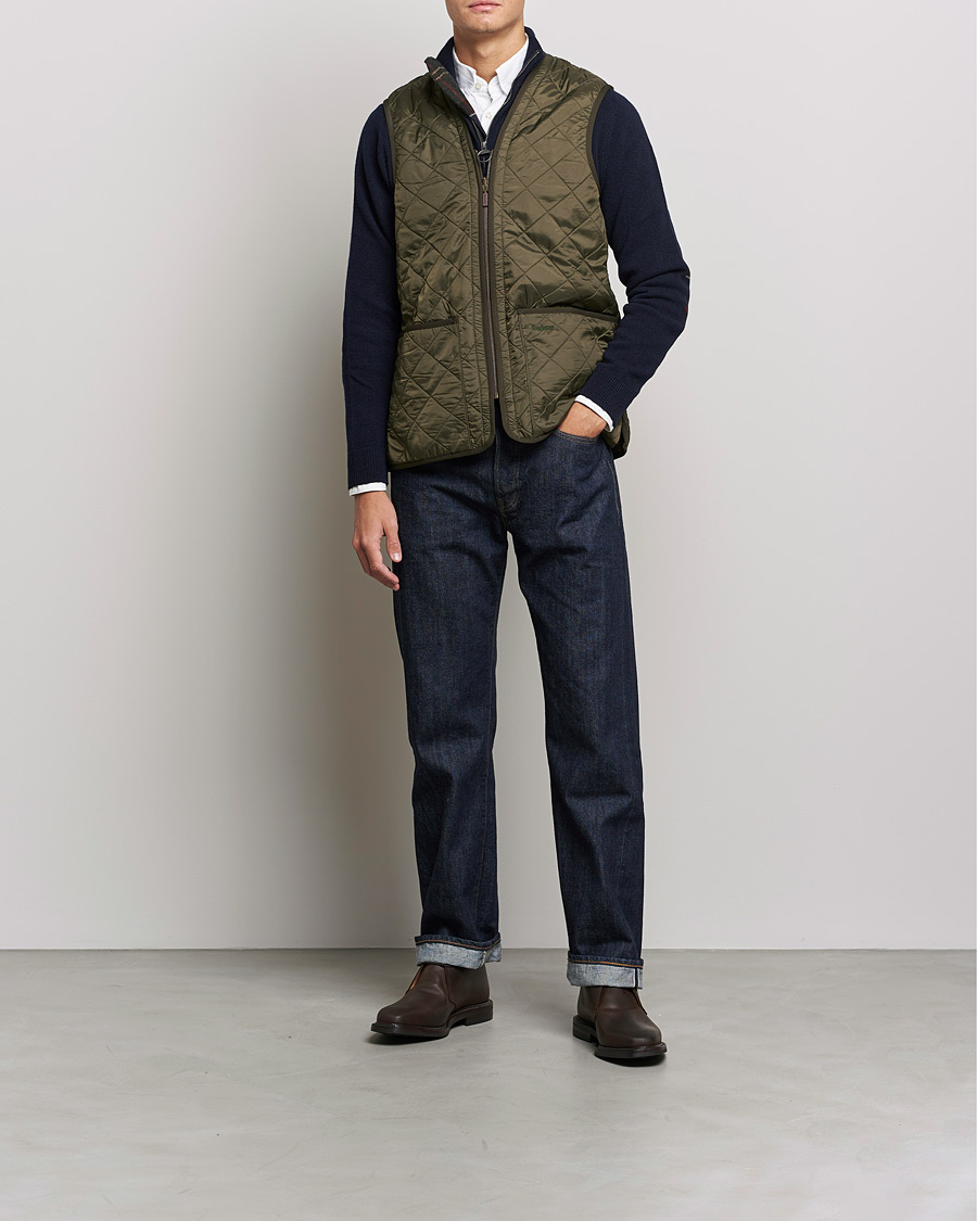 Herre | Vester | Barbour Lifestyle | Quilt Waistcoat/Zip-In Liner Olive