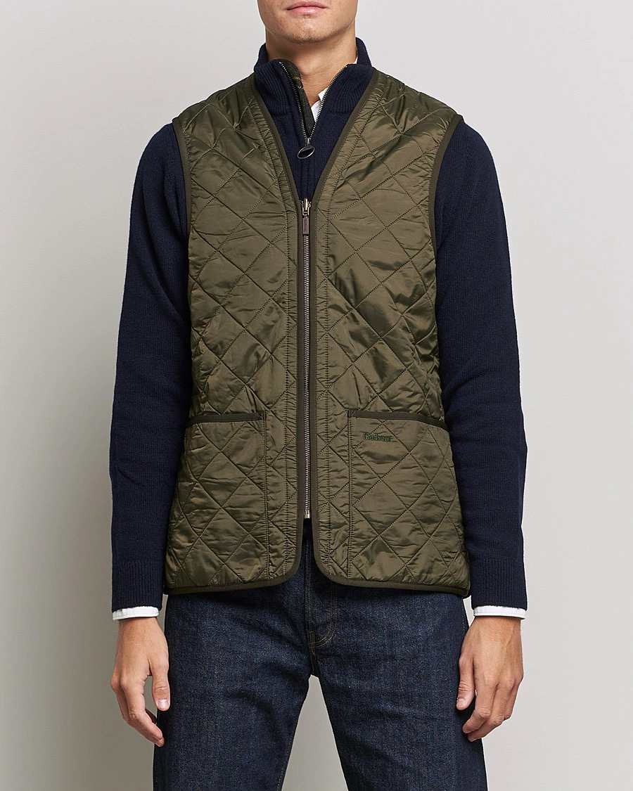 Herr | Västar | Barbour Lifestyle | Quilt Waistcoat/Zip-In Liner Olive