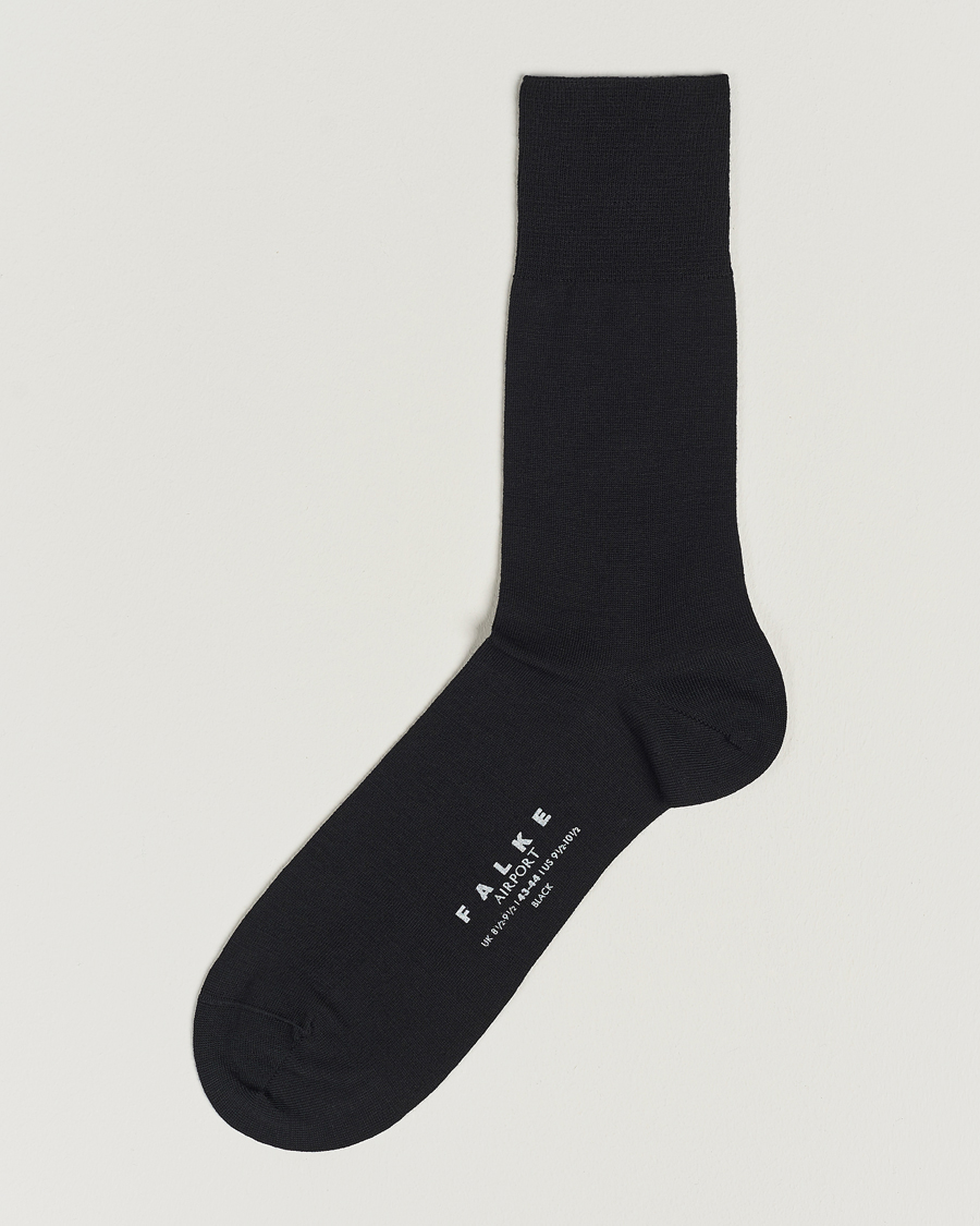 Herre | Vanlige sokker | Falke | Airport Socks Black