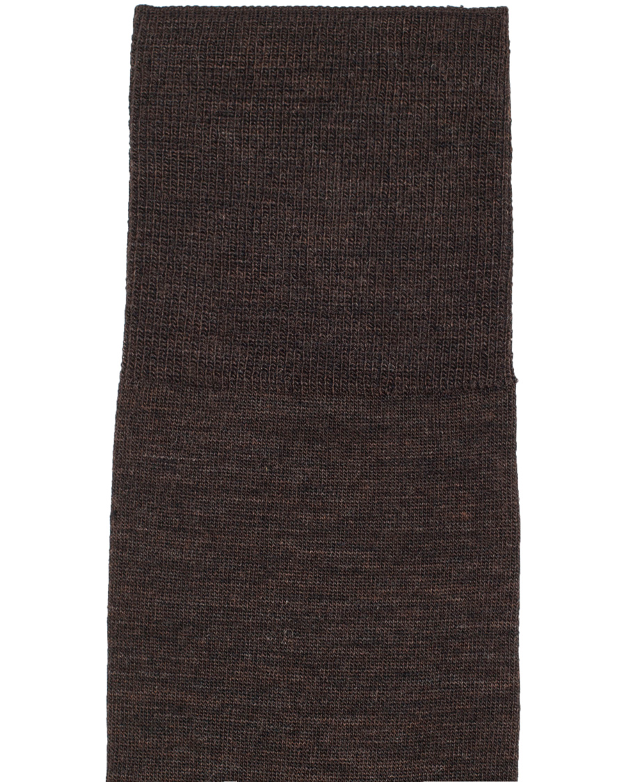 Herre | Undertøy | Falke | Airport Socks Dark Brown Melange