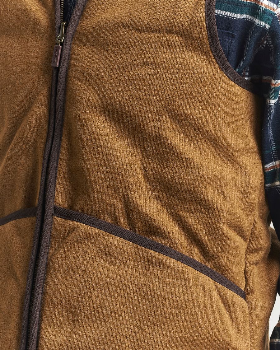 Herre | Vester | Barbour Lifestyle | Warm Pile Waistcoat Zip-In Liner Brown