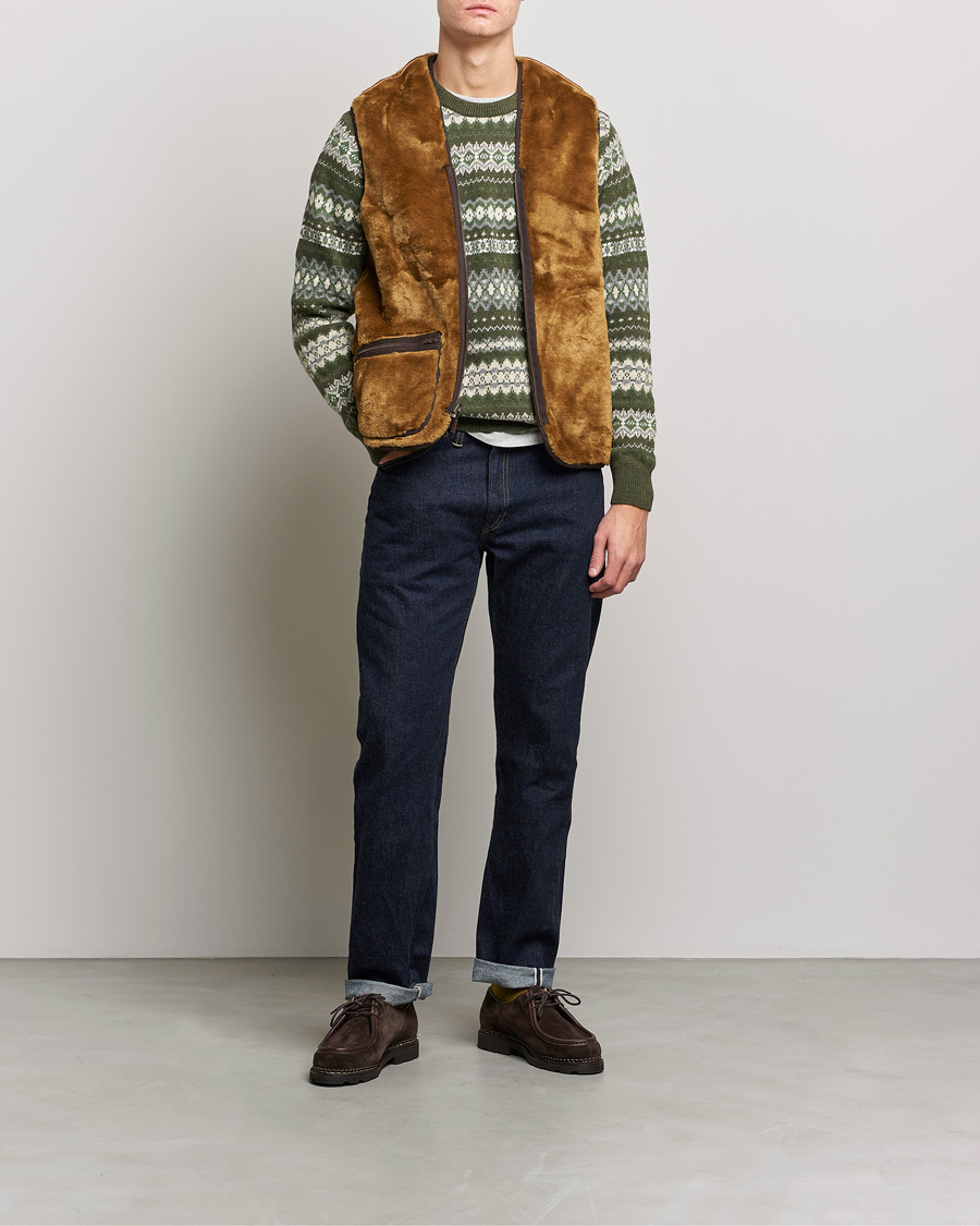 Herre | Jakker | Barbour Lifestyle | Warm Pile Waistcoat Zip-In Liner Brown