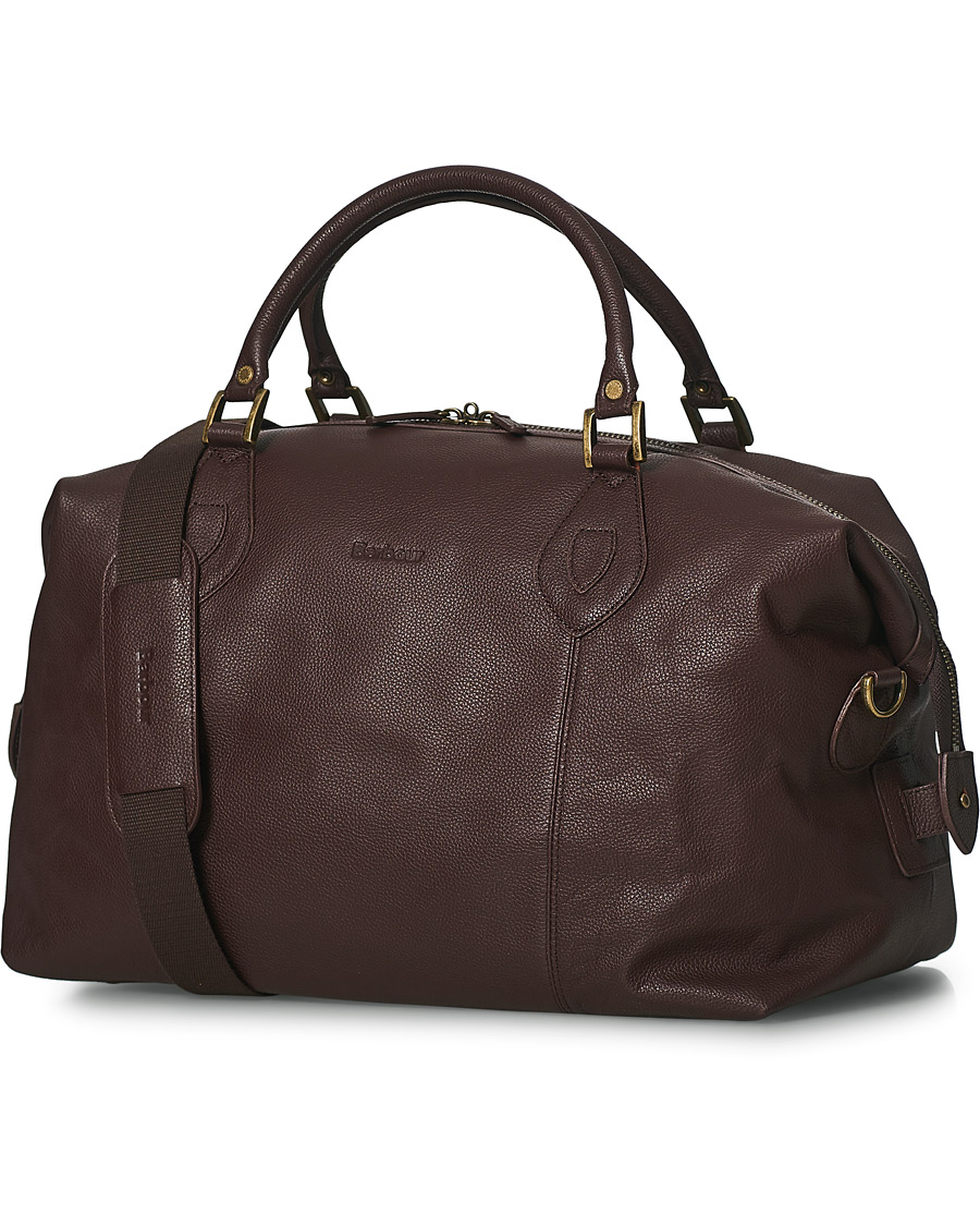 Herre | Barbour Lifestyle Leather Medium Travel Explorer Brown | Barbour Lifestyle | Leather Medium Travel Explorer Brown