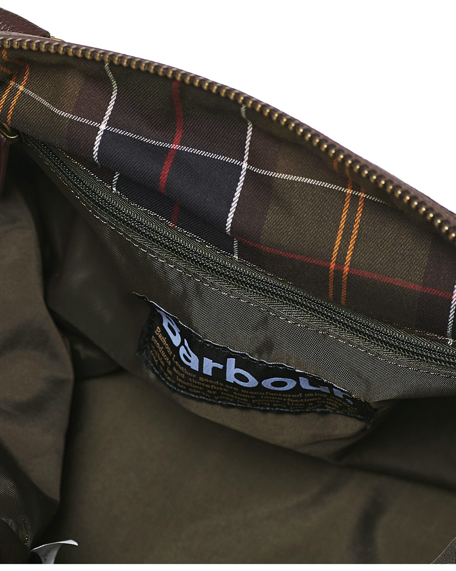 Herre | Barbour Lifestyle Leather Medium Travel Explorer Brown | Barbour Lifestyle | Leather Medium Travel Explorer Brown