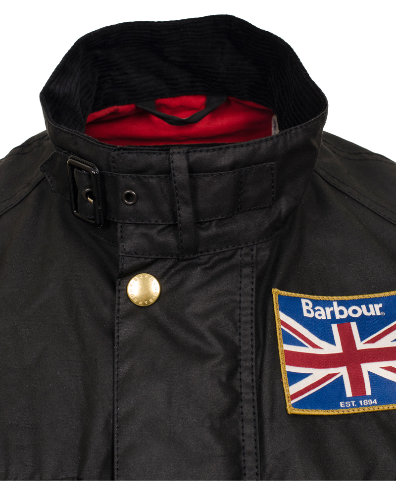 Herre | Jakker | Barbour International | Union Jack International Jacket Black