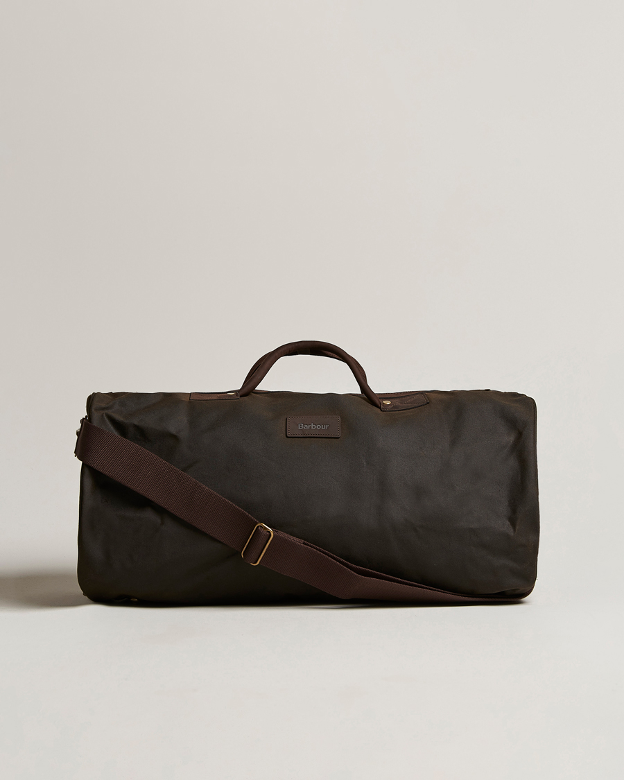 Herre | Vesker | Barbour Lifestyle | Wax Holdall Olive