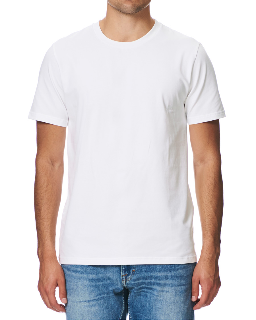Herre | T-Shirts | Filippa K | Soft Lycra Tee White