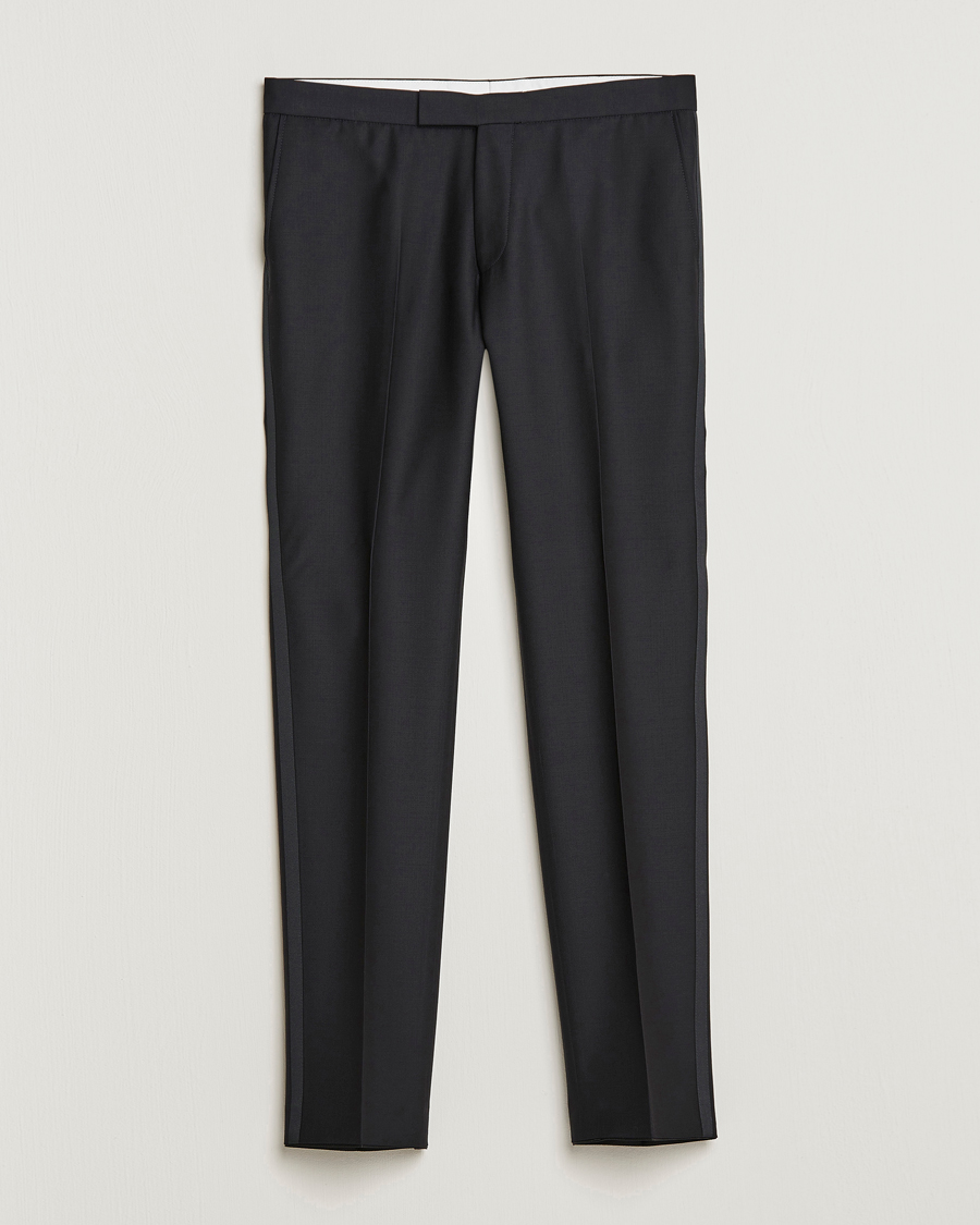 Herre | Bukser | Oscar Jacobson | Devon Tuxedo Trousers Black