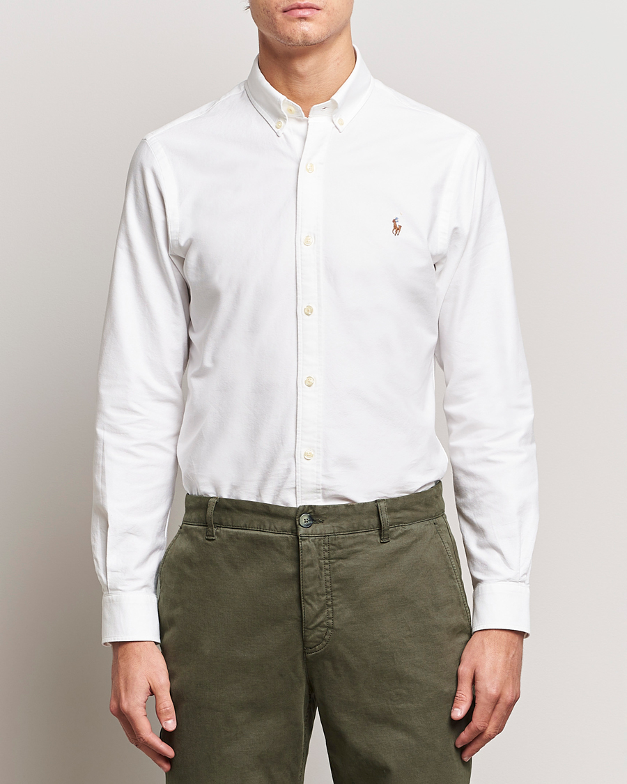 Herre | Skjorter | Polo Ralph Lauren | Slim Fit Shirt Oxford White