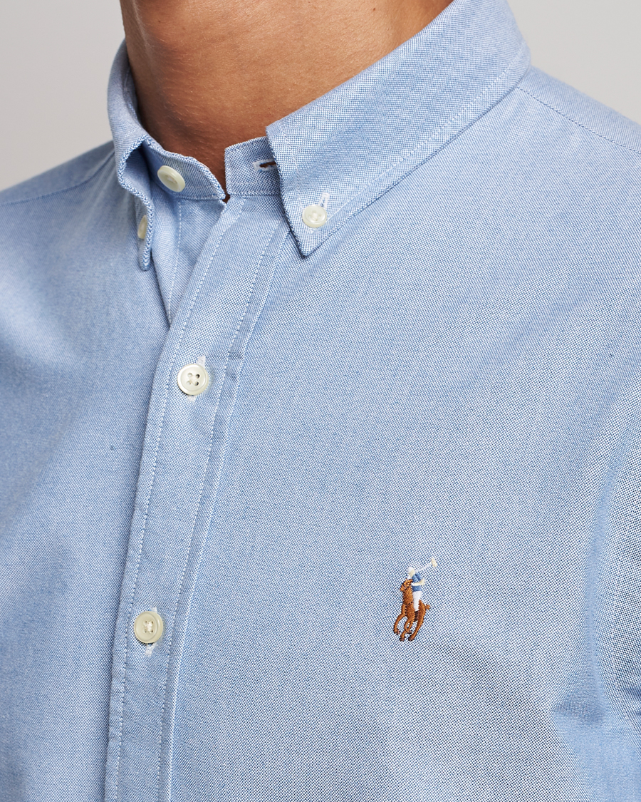 Herre | Skjorter | Polo Ralph Lauren | Slim Fit Shirt Oxford Blue