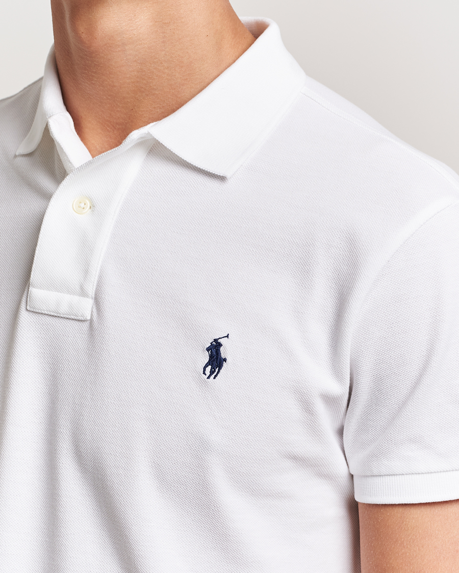 Herre | Pikéer | Polo Ralph Lauren | Slim Fit Polo White