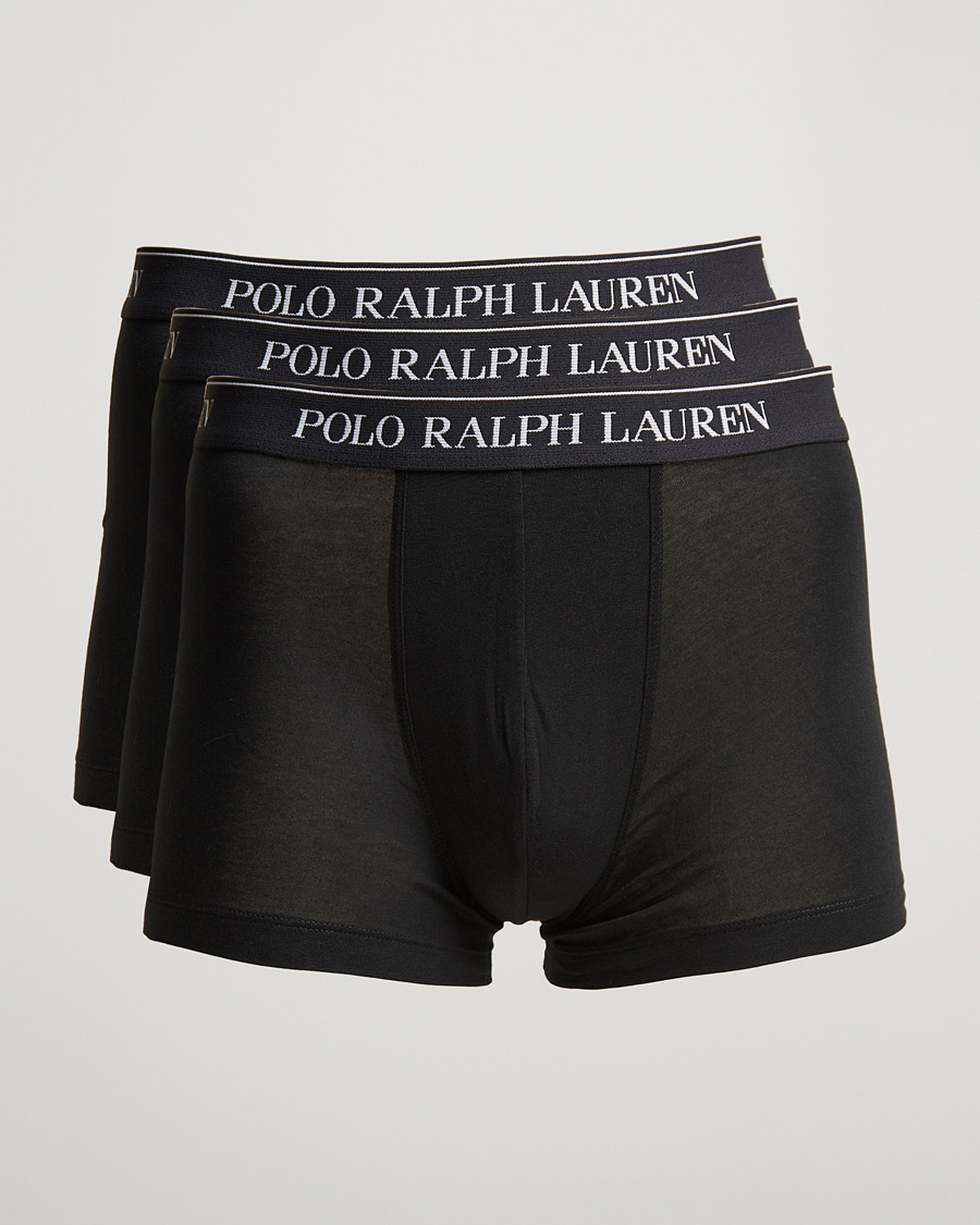 Herre | Polo Ralph Lauren 3-Pack Trunk Black | Polo Ralph Lauren | 3-Pack Trunk Black