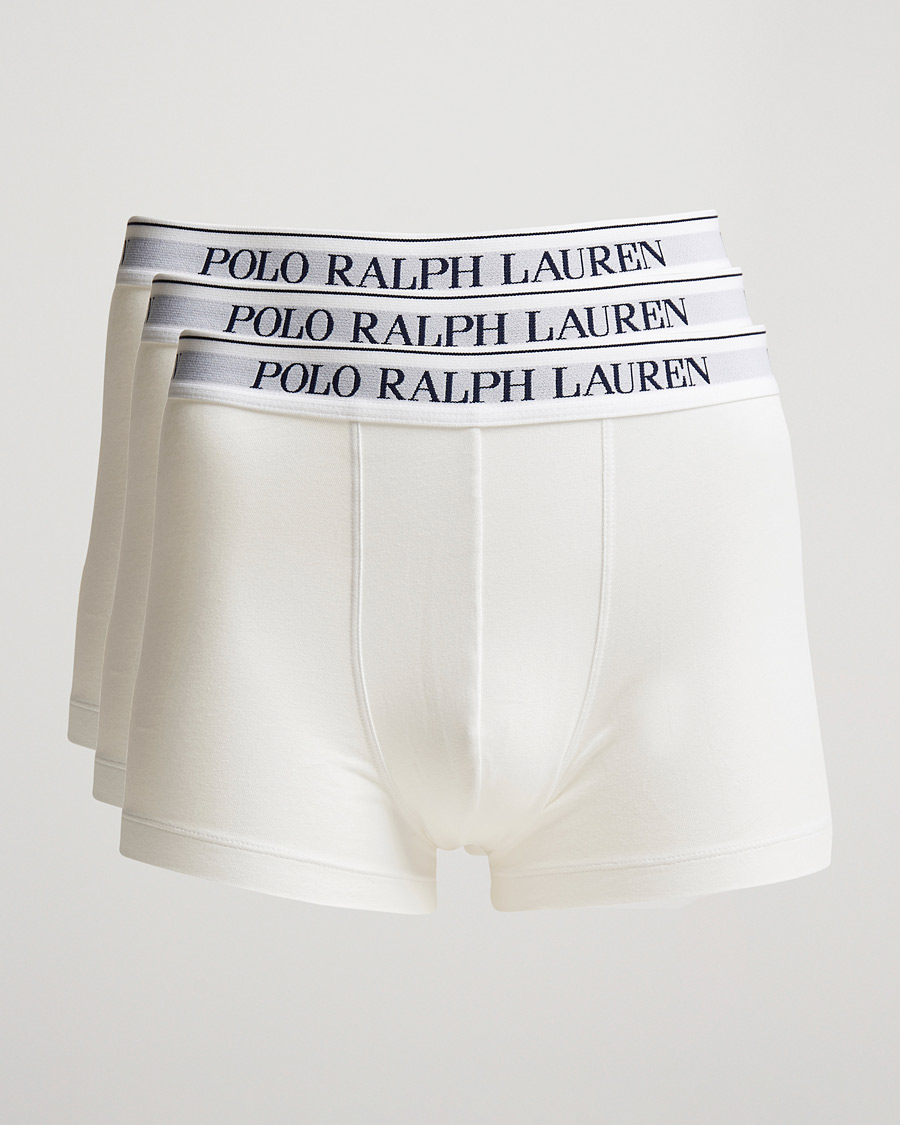 Herre | Polo Ralph Lauren 3-Pack Trunk White | Polo Ralph Lauren | 3-Pack Trunk White