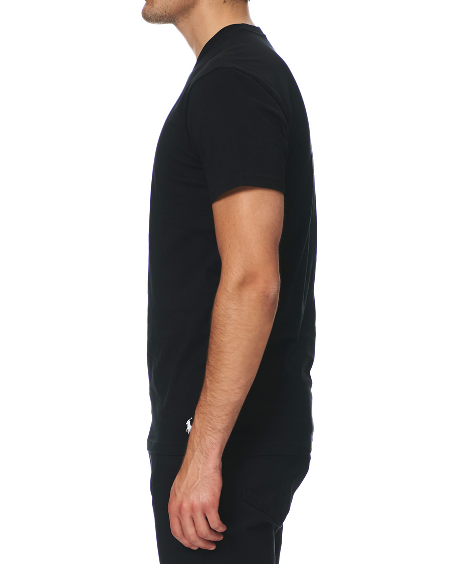 Herre | T-Shirts | Polo Ralph Lauren | 2-Pack T-Shirt V-Neck Black