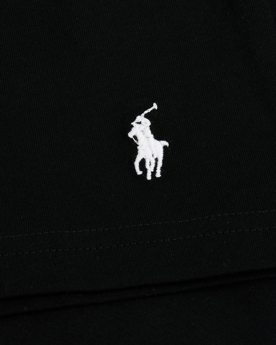 Herre | T-Shirts | Polo Ralph Lauren | 2-Pack T-Shirt V-Neck Black