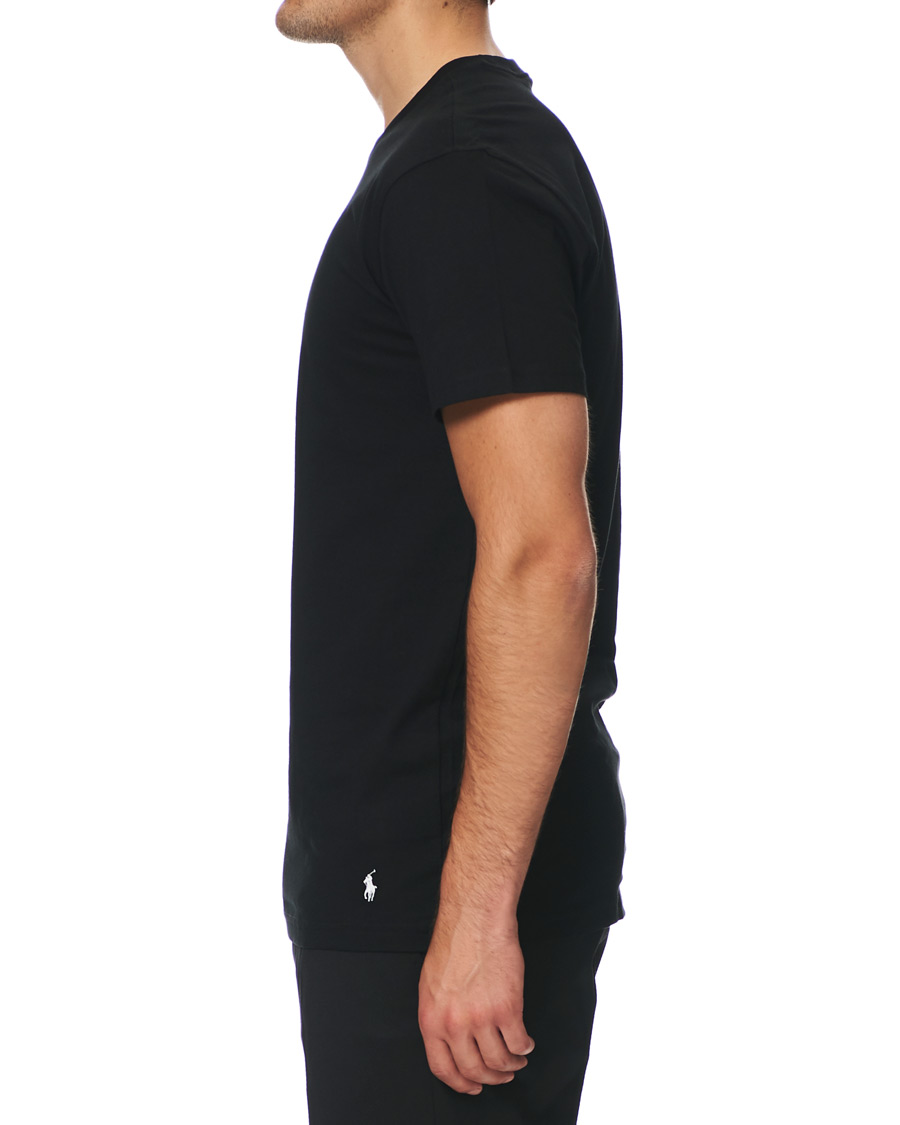 Herre | T-Shirts | Polo Ralph Lauren | 2-Pack T-Shirt Crew Neck Black