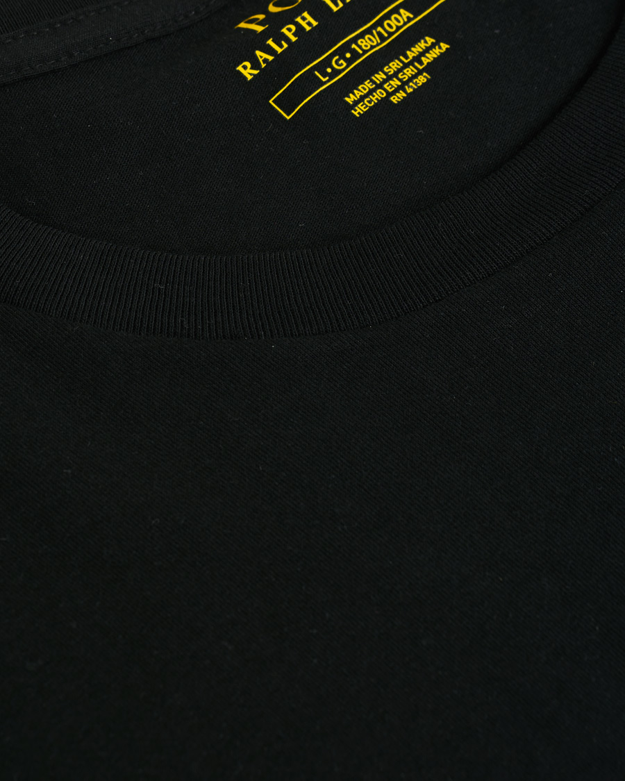 Herre | T-Shirts | Polo Ralph Lauren | 2-Pack T-Shirt Crew Neck Black