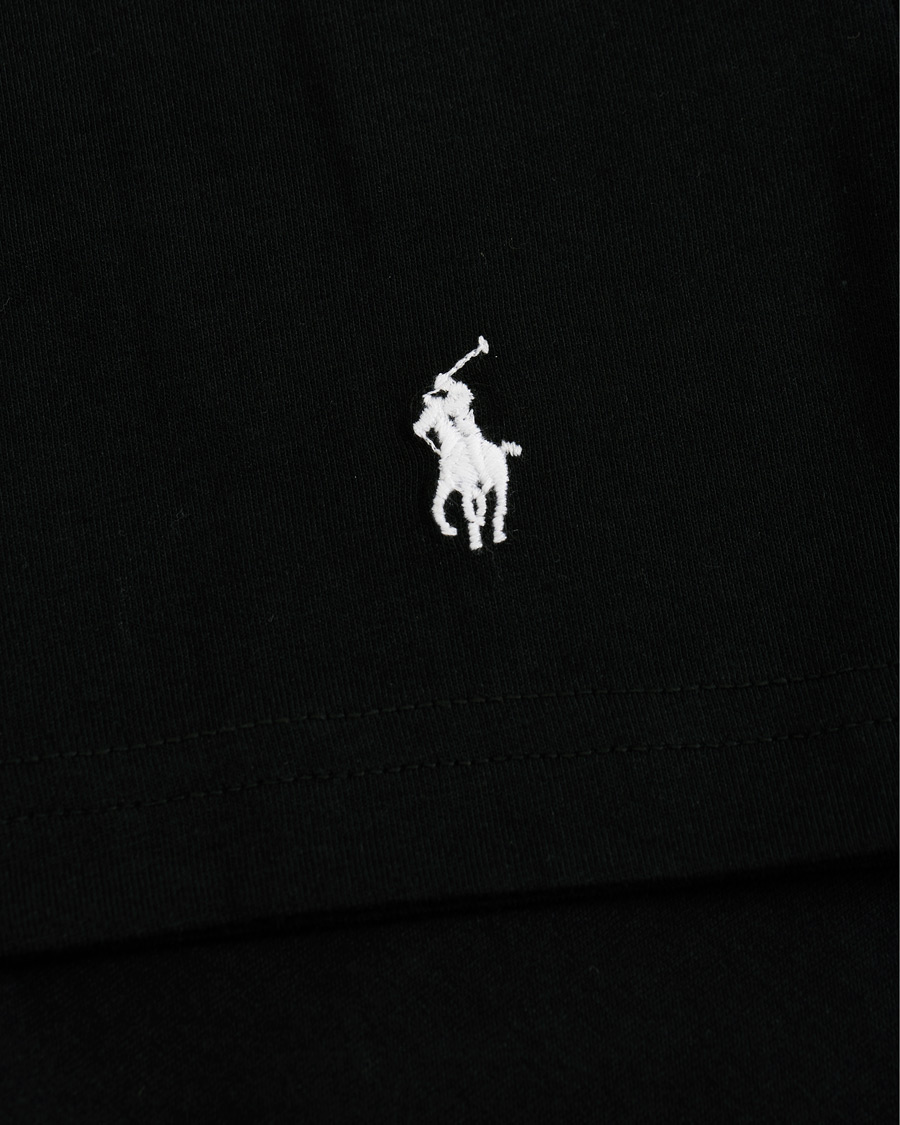 Herre | T-Shirts | Polo Ralph Lauren | 2-Pack T-Shirt Crew Neck Black