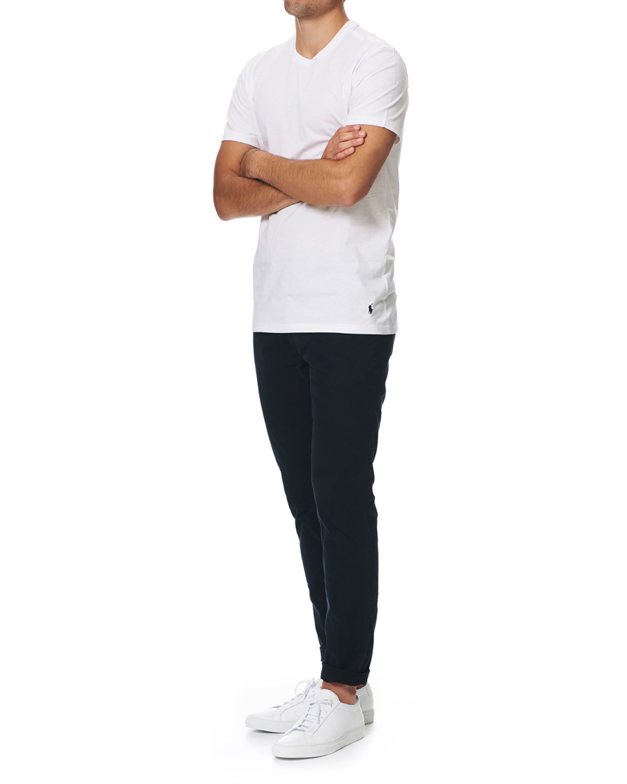Herre | T-Shirts | Polo Ralph Lauren | 2-Pack T-Shirt Crew Neck White