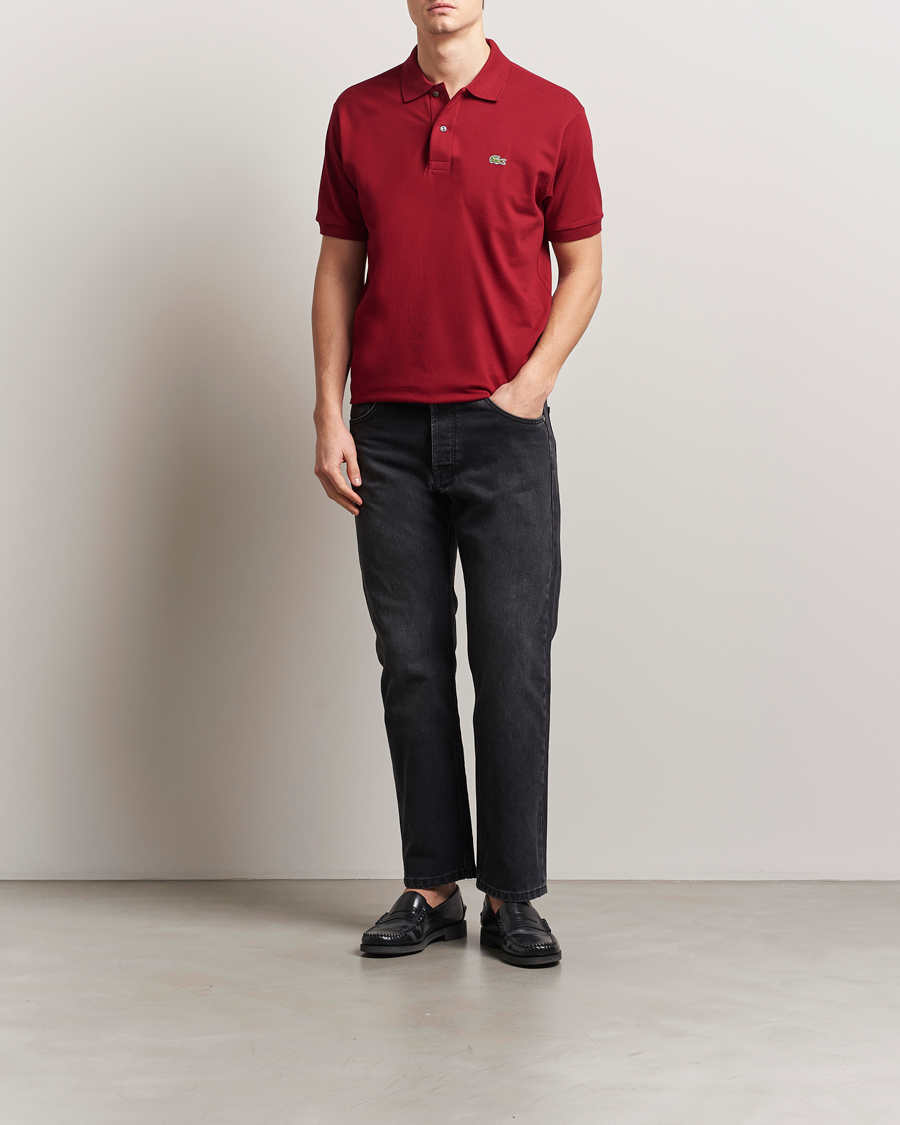 Herre | Pikéer | Lacoste | Original Polo Piké Bordeaux