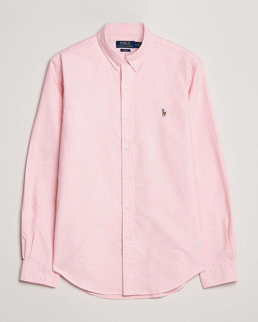 Herre | Skjorter | Polo Ralph Lauren | Slim Fit Shirt Oxford Pink