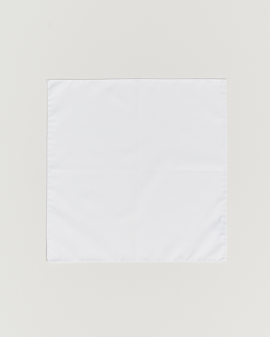 Herre | Lommetørklær | Stenströms | Handkerchief Cotton White