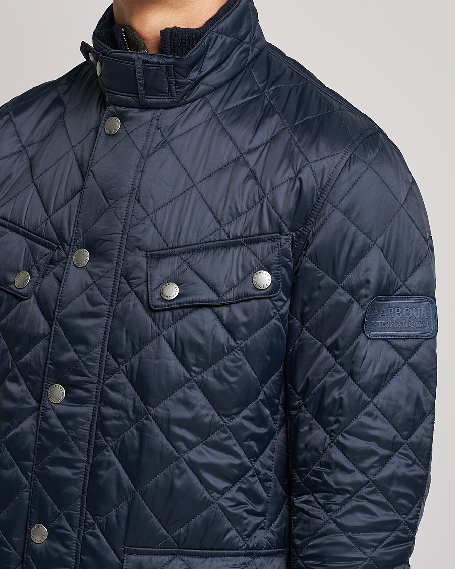 Herre | Jakker | Barbour International | Ariel Quilted Jacket Navy