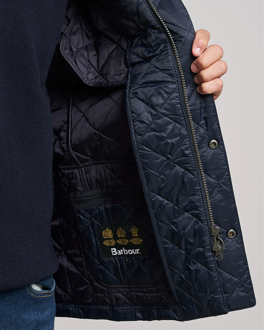 Herre | Jakker | Barbour International | Ariel Quilted Jacket Navy