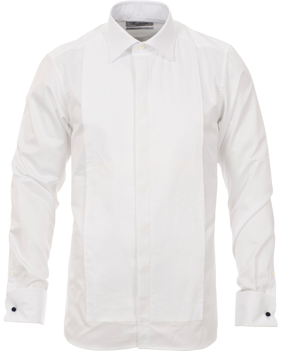 Herre | Skjorter | Stenströms | Slimline Tuxedo Shirt White 43 - XL