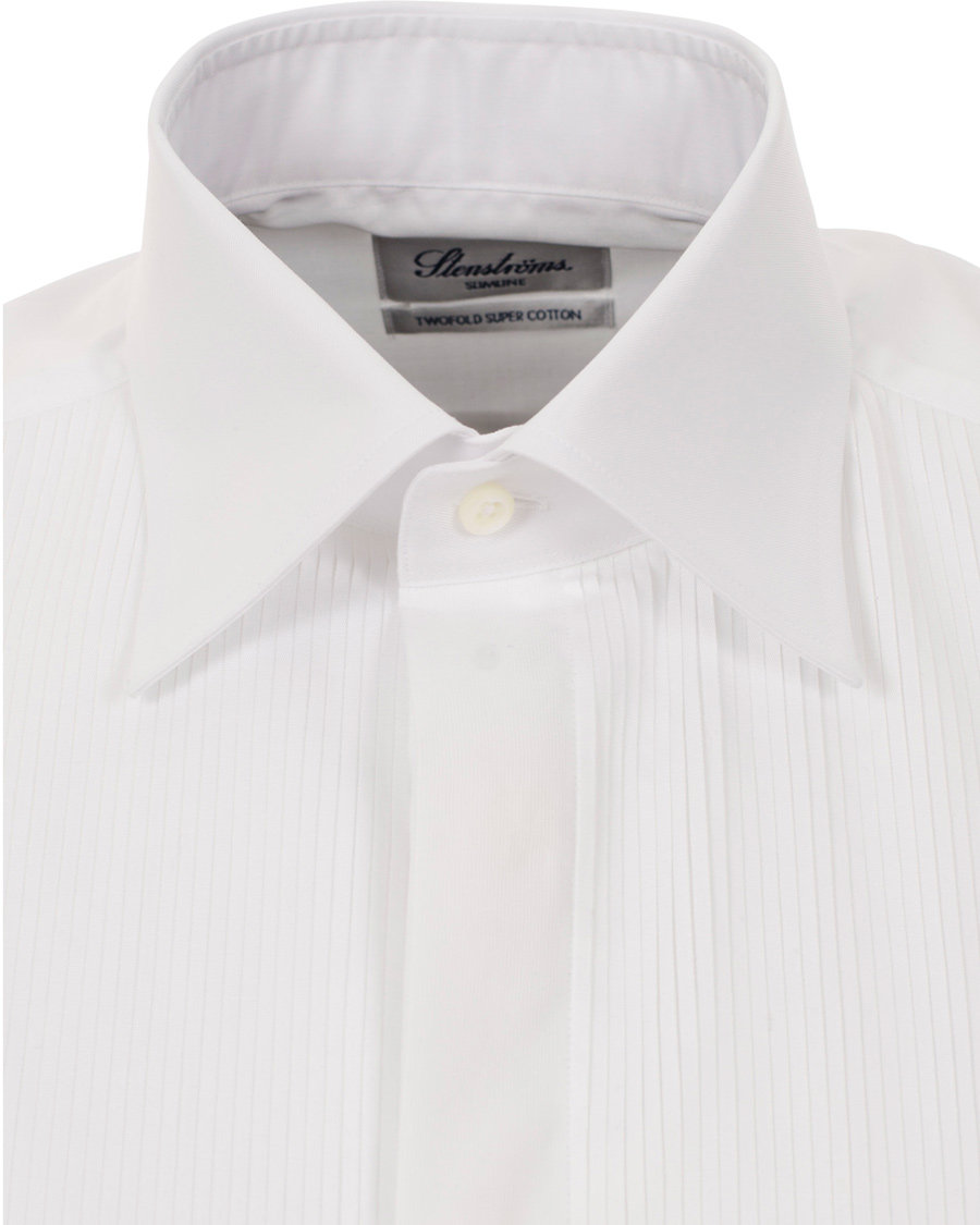 Herre | Skjorter | Stenströms | Slimline Tuxedo Shirt White 43 - XL
