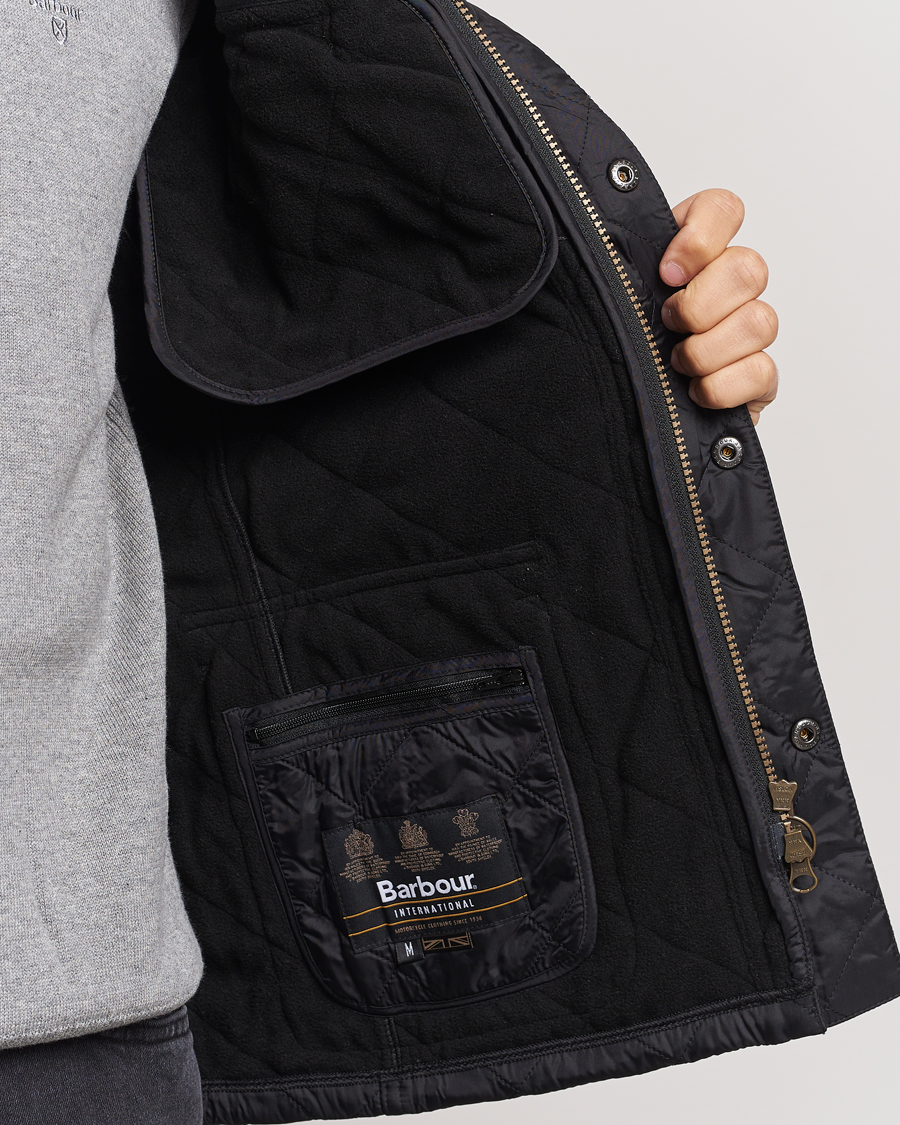 Herre | Jakker | Barbour International | Ariel Polarquilt Black