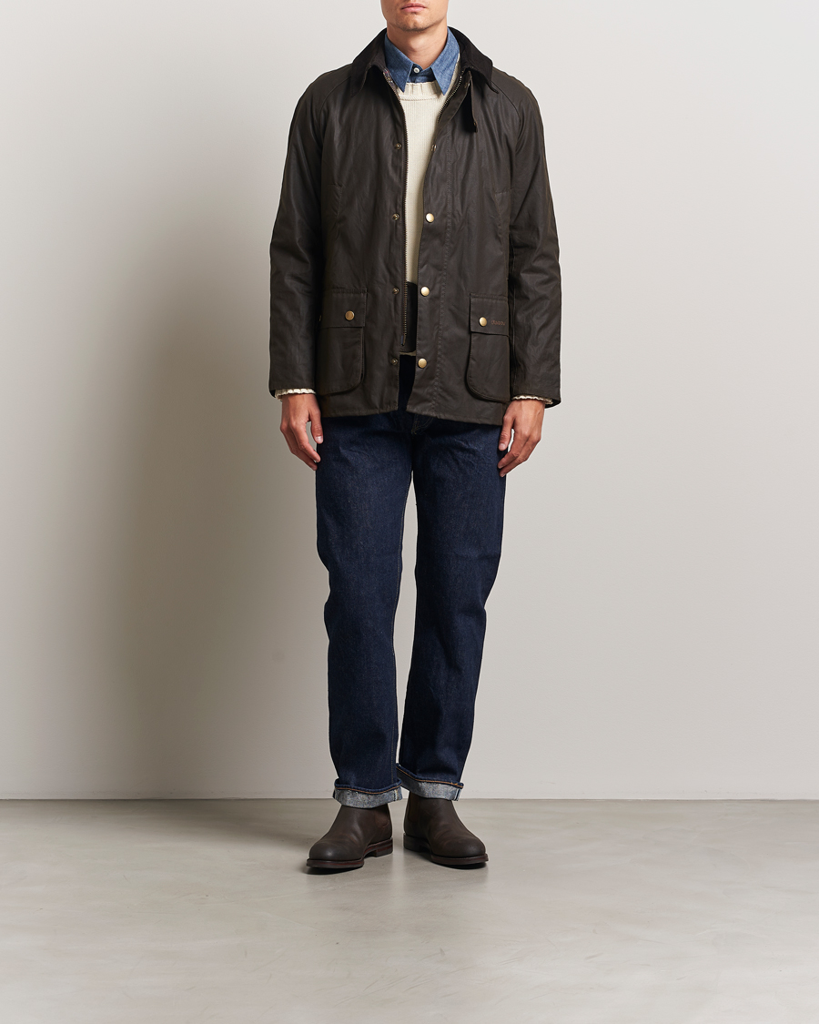 Herre | Jakker | Barbour Lifestyle | Ashby Wax Jacket Olive