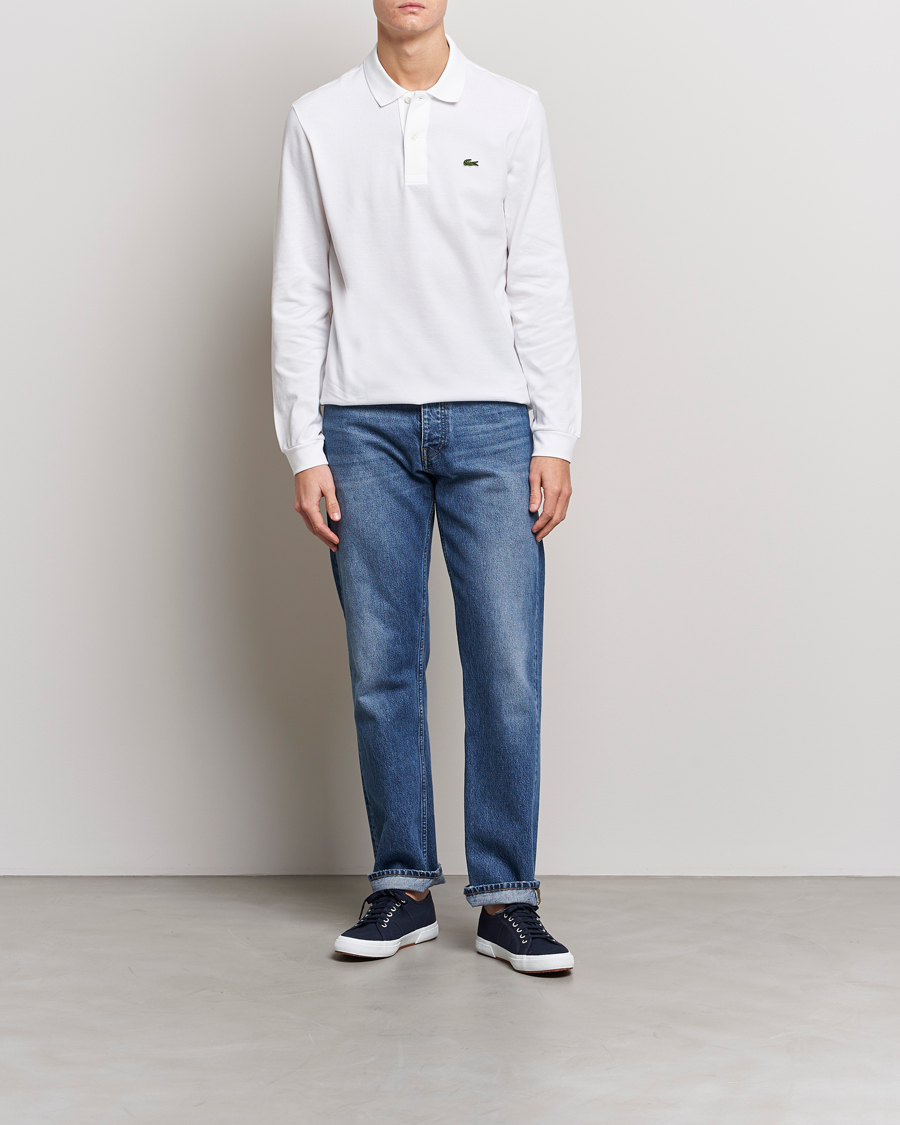 Herre | Lacoste | Lacoste | Long Sleeve Polo White