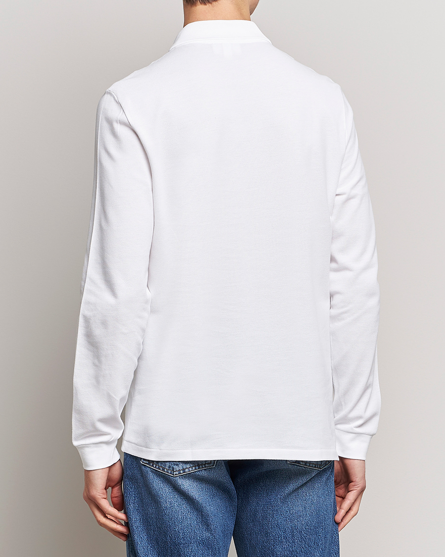 Herre | Pikéer | Lacoste | Original Long Sleeve Polo Piké White