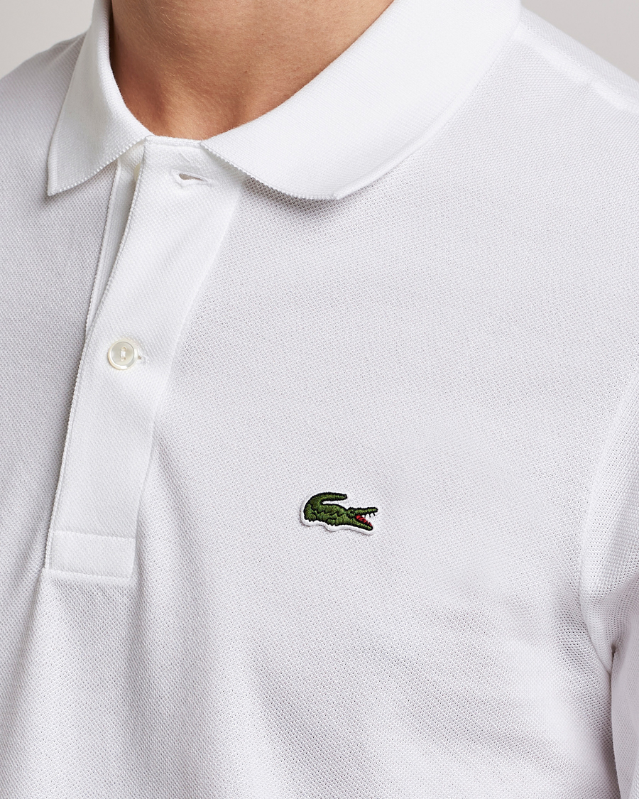 Herre | Pikéer | Lacoste | Original Long Sleeve Polo Piké White