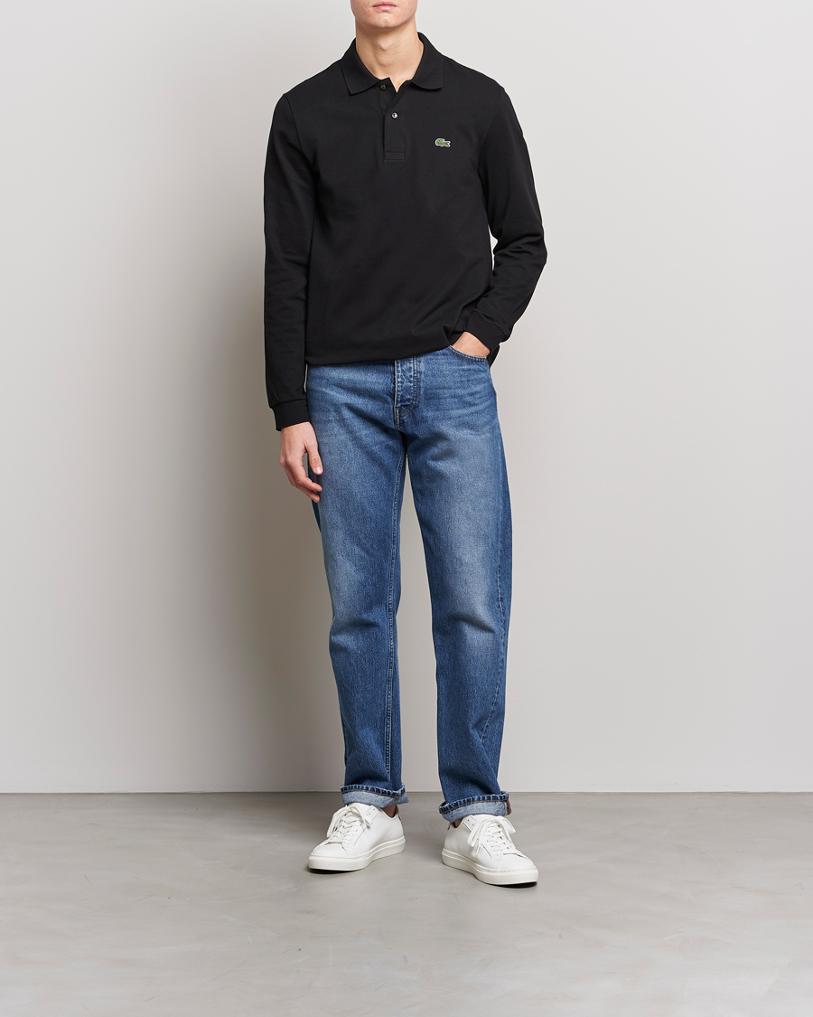 Herre | Pikéer | Lacoste | Original Long Sleeve Polo Piké Black