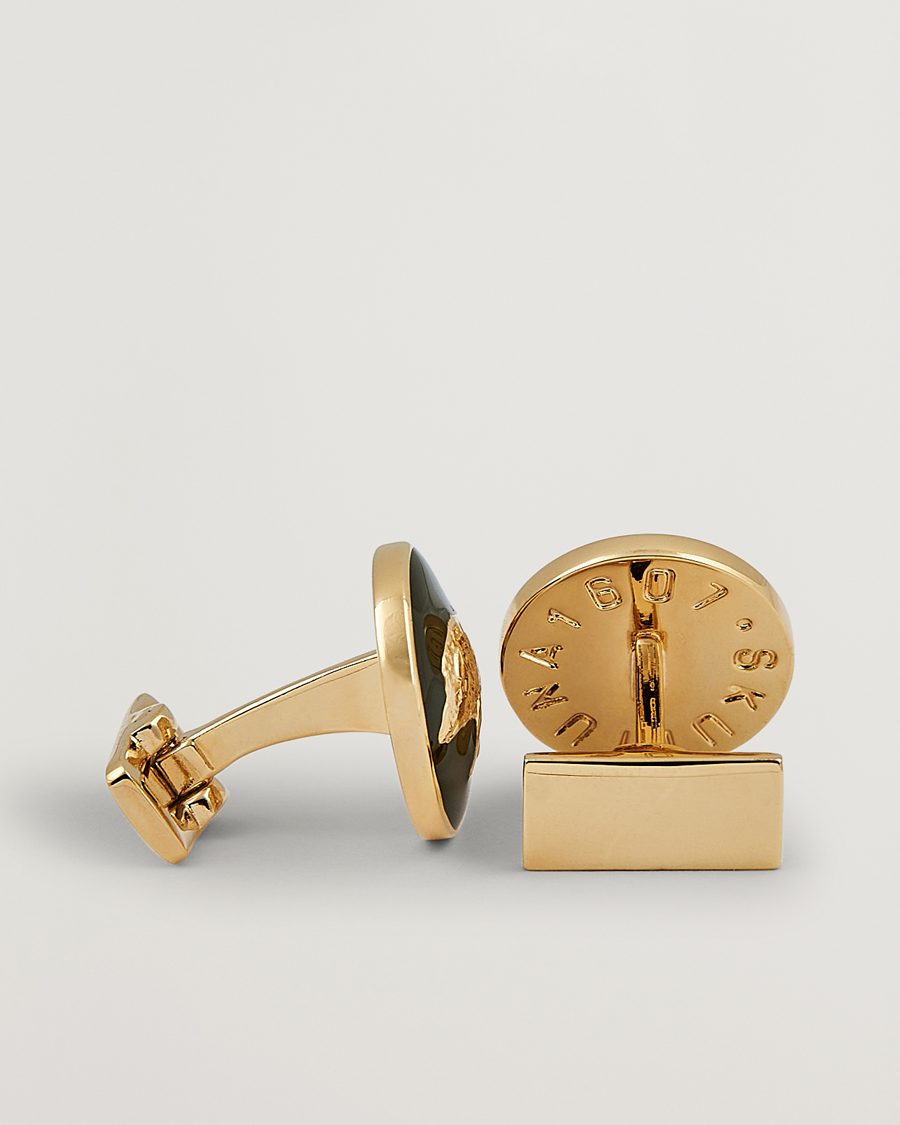 Men | Skultuna | Skultuna | Cuff Links Hunter Wild Boar Gold/Green