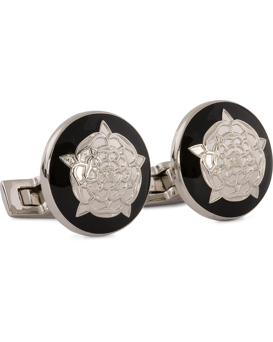 Herre | Skultuna Cuff Links The Tudor Rose Silver/Baroque | Skultuna | Cuff Links The Tudor Rose Silver/Baroque