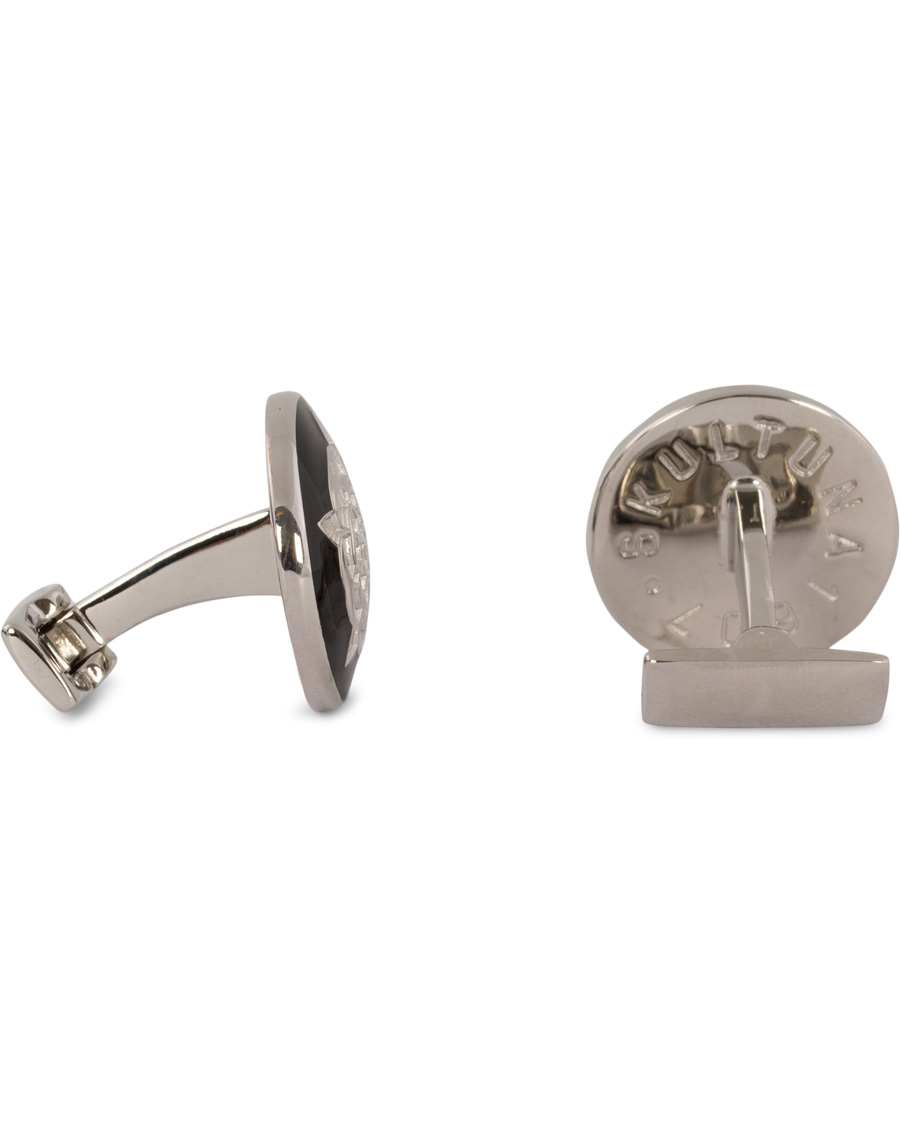 Herre | Skultuna Cuff Links The Tudor Rose Silver/Baroque | Skultuna | Cuff Links The Tudor Rose Silver/Baroque