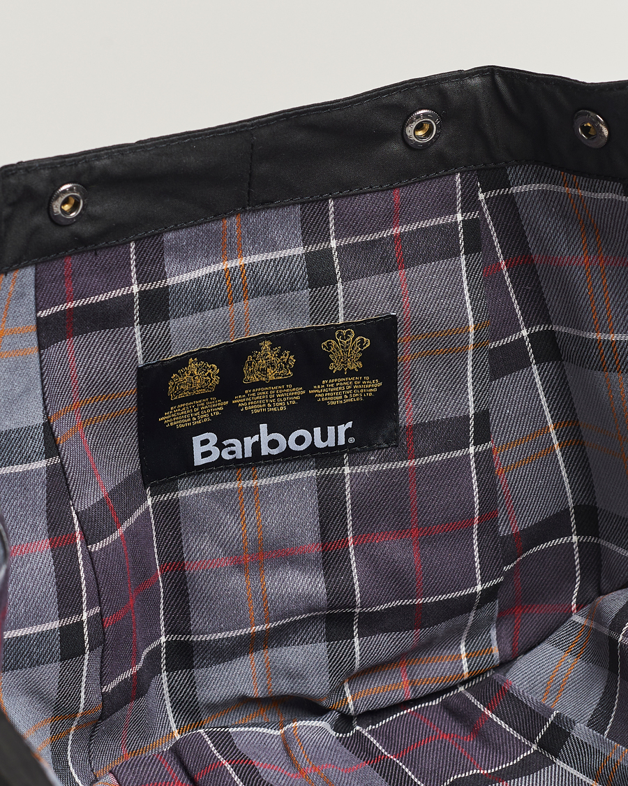 Herre | Jakker | Barbour Lifestyle | Waxed Cotton Hood Black