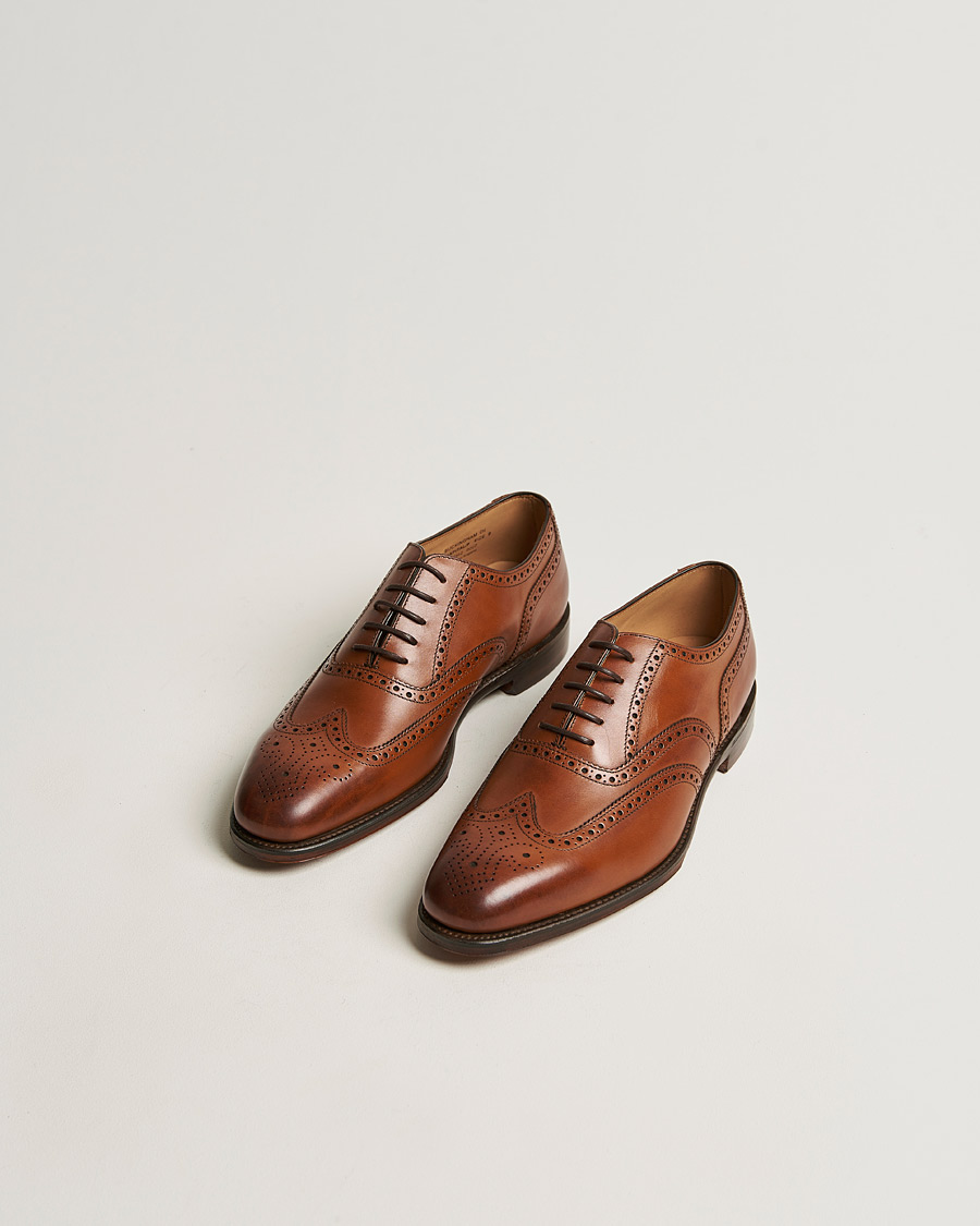 Herre | Brogues | Loake 1880 | Buckingham Brogue Brown Burnished Calf