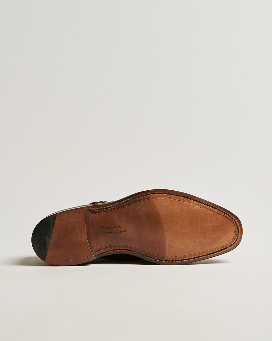 Herre | Loake 1880 Cannon Monkstrap Dark Brown Burnished Calf | Loake 1880 | Cannon Monkstrap Dark Brown Burnished Calf