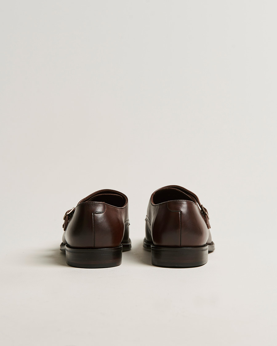 Herre | Munkesko | Loake 1880 | Cannon Monkstrap Dark Brown Burnished Calf