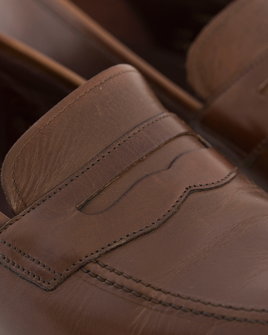 Herre | Loake 1880 Whitehall Loafer Dark Brown Burnished Calf | Loake 1880 | Whitehall Loafer Dark Brown Burnished Calf
